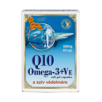 Dr. Chen - Q 10-KOENZIM+OMEGA-3 LÁGYZSELATIN KAPSZULA E-VITAMINNAL