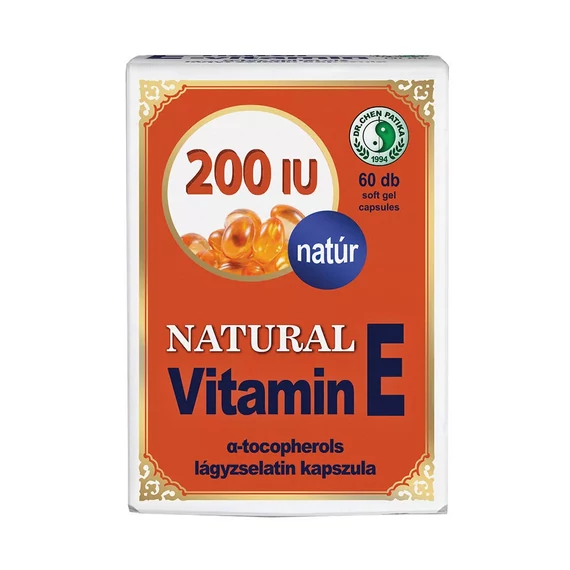Dr. Chen - E-VITAMIN 200 mg LÁGYZSELATIN KAPSZULA