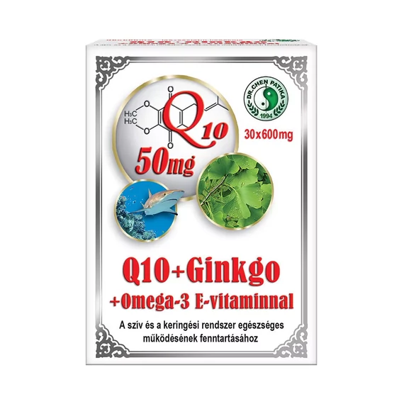 Dr. Chen - Q10 50 mg +GINKGO +OMEGA-3 KAPSZULA