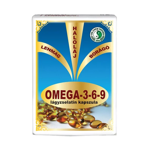 Dr. Chen - OMEGA-3-6-9 LÁGYZSELATIN KAPSZULA