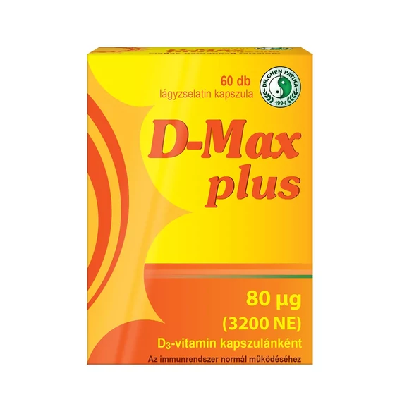 Dr. Chen - D-MAX  PLUS  D3-VITAMIN 3200 NE KAPSZULA 