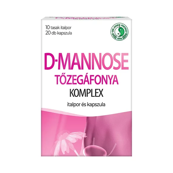 Dr. Chen - D-MANNOSE TŐZEGÁFONYA KOMPLEX ITALPOR + KAPSZULA