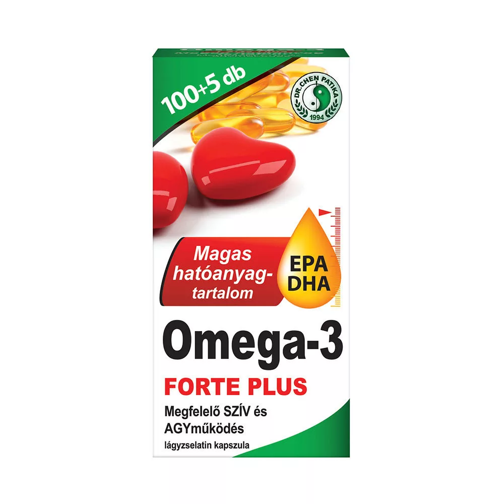 Dr. Chen - OMEGA-3 FORTE PLUS KAPSZULA